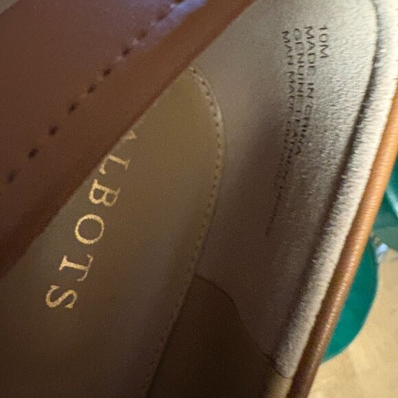 NEW Womens Talbots Havana Tan Laura Tassel Loafers Size 10 M - Picture 7 of 9